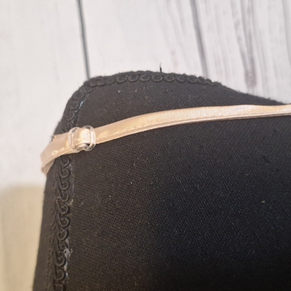 #1251 Champagne silky chemise dress sz L - Picture 4 of 10